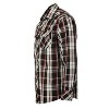 Gioberti Men's Western Plaid Long Sleeve Shirt with Pearl Snap-on - 3 of 3
