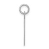 Black Bow Jewelry Sterling Silver Madison Collection LG Classic Script Initial T Pendant - 2 of 4