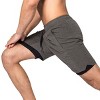 Zilpu Mens Quick Dry Athletic Performance Shorts with Zipper Pocket (7 inch) - 4 of 4