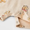 Baby 2pk Disney Winnie The Pooh Rompers - Light Yellow/Tan - 4 of 4