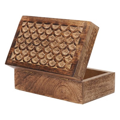 Mela Artisans Storage Box Scallop