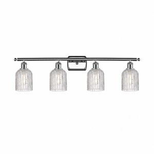 Bridal Veil - 4 Light Bath Vanity In Art Deco Style-10 Inches Tall and 35 Inches Wide - 1 of 1