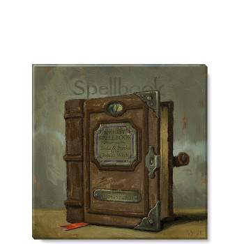 Sullivans Darren Gygi Spellbook Canvas, Museum Quality Giclee Print, Gallery Wrapped, Handcrafted in USA