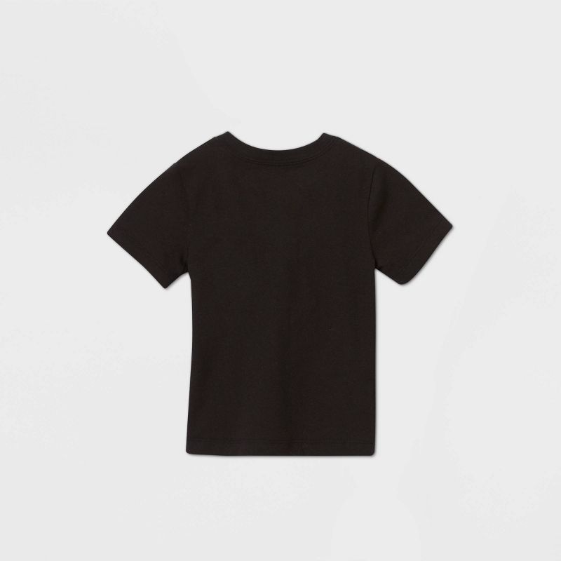 Toddler Boys' Hip Wu Tang Short Sleeve T-Shirt - Black, 2 of 9