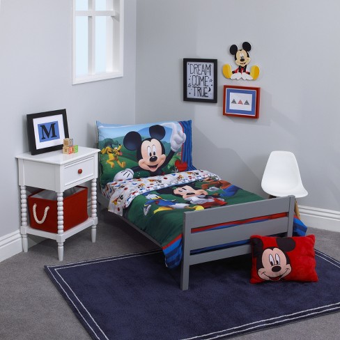 mickey mouse & friends mickey mouse toddler bedding set