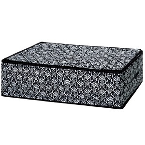 The Lakeside Collection Damask Bedroom or Closet Storage Bin Organizer - Underbed Storage Bin - 1 of 2