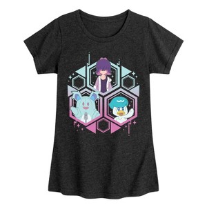Girls' - Pokémon - New Horizons Fitted Short Sleeve Graphic T-Shirt - 1 of 4