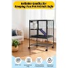 Metal Small Animal Cage,34 ''H Multi-Level Ferret Cage for Small Animals - Large Hamster Cage with Ramp, Extra Storage Stand - 2 of 4