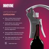 Innovine Vertical Lever Corkscrew, Gear-Driven Wine Opener with Non-Stick Worm, Heavyweight, Durable Construction, Perfect for Home Bar, Set of 1 - 2 of 4