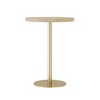 Fiona Gold Stone Side Table - 3 of 4
