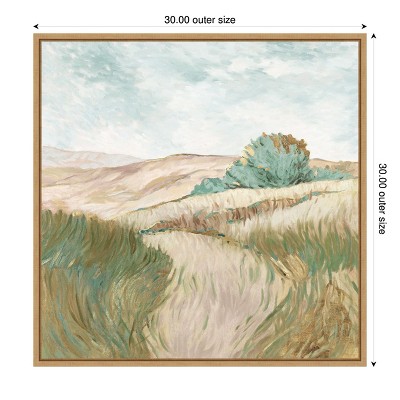 Graham Reynolds Serene Landscape Canvas Wall Art 30 x 30