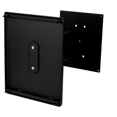 Monolith 18in Black Steel Speaker Stand with Adjustable Top Plate