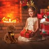 FAO Schwarz Cheers 4 Antlers Chocolate Labrador 12" Stuffed Animal with Removable Wear-and-Share Ears - 2 of 4
