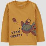 Carter's Just One You® Toddler Boys' Team Turkey T-Shirt - Brown