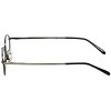 Calabria Metal Flex Designer Reading Glasses Model M in Ant-Pewter 48mm X-SMALL - 3 of 4