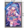 Trends International Hatsune Miku - Ribbons Framed Wall Poster Prints - 3 of 4