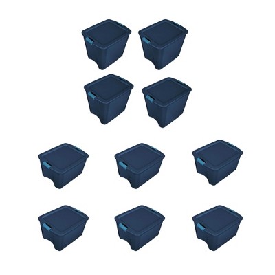 Sterilite 26 Gallon (4 Pack) & 18 Gallon (6 Pack) Latch and Carry Storage Tote