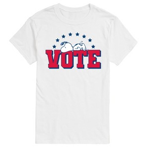 Men's - Peanuts - Vote Snoopy Short Sleeve Graphic T-Shirt - 1 of 4