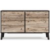 Signature Design by Ashley Contemporary Piperton Dresser, Two-tone Brown/Black - 3 of 4