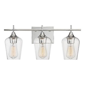 Savoy House Octave 3 - Light Vanity in  Polished Chrome - 1 of 1