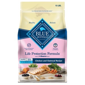 Blue Buffalo Life Protection Chicken & Oatmeal Recipe Small Breed Puppy Dry Dog Food - 1 of 4