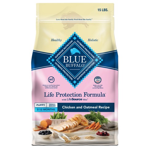 Blue Buffalo Life Protection Chicken & Oatmeal Recipe Small Breed Puppy Dry Dog Food - image 1 of 4