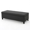 PAGED Storage Ottoman Bench,50.5" End of Bed Bench with Lift Top & Birch Wood Legs,Ottoman with Storange for Living Room,Entryway - 4 of 4