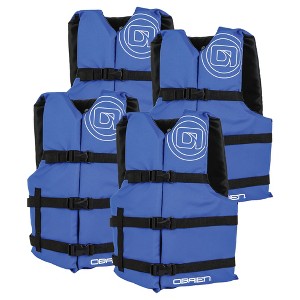Algotherm Ocean Life 3点セット O'Brien Adult One Size Nylon USCGA Life Jacket with Belts, Pack of