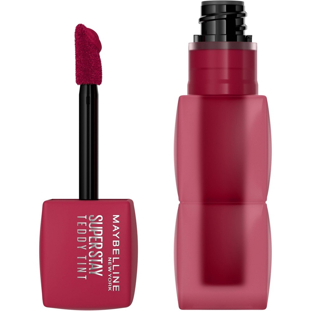 Photos - Lipstick & Lip Gloss Maybelline Super Stay Teddy Tint Long Lasting Matte Lip Tint - Wild At Heart - 0.17 fl oz 