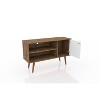 Liberty Mid-Century Modern 2 Shelves and 1 Door TV Stand for TVs up to 46" - Manhattan Comfort - 3 of 4