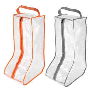 Unique Bargains Waterproof Portable Lightweight Organizer Shoe Bags for Travel 2 Pcs - 1 of 4