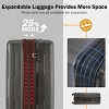 4-Piece Luggage Set,Expandable ABS Hardshell Luggage Sets Spinner 20 In/28 In  With TSA Lock,Travel Duffel Bag And Toiletry Bag-Cuddlewood - 4 of 4
