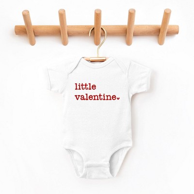 The Juniper Shop Little Valentine Puff Print Baby Bodysuit