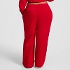 Champion Women's High-Rise Fleece Wide Leg Sweatpants - 3 of 4