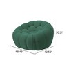 WJSHome Single Bubble Couches for Living Room, Memory Foam Round Bubble Sofa, 3D Honeycomb Shape Curved Sofas for Living Room, Small Space - 2 of 4