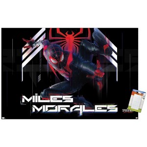Trends International Marvel's Spider-Man: Miles Morales - Action Unframed Wall Poster Prints - 1 of 4