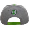 Super Mario Video Game Yoshi Snapback Mens Hat - image 4 of 4