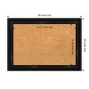 Amanti Art Grand Black Narrow Framed Corkboard, Natural Cork - 4 of 4