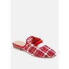 Mariana Woven Flat Mules With Women Tassels - 2 of 4