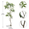 Orieon 6.5FT Artificial Schefflera Umbrella Tree, Faux Silk Plant with Lifelike Trunk & Green Leaves, Tall Indoor Fake Potted Tree for Home Office - 2 of 4