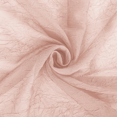 Blush Sheer Polyester Tab Top Window Panel, 51" x 63"