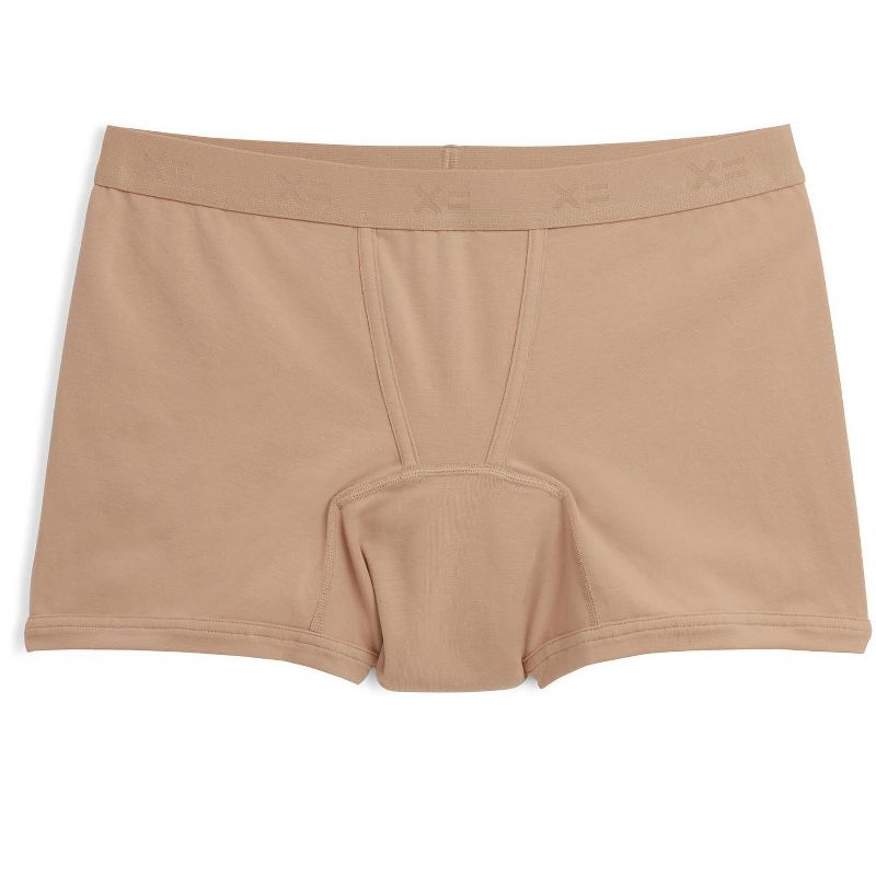 TomboyX Women's First Line Period Leakproof  4.5" Inseam Boxer Briefs Underwear, Soft Cotton Stretch Comfortable (3XS-6X), 1 of 4