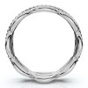 Pompeii3 14k Gold or Platinum Angi Stackable Anniversary Wedding Band - 2 of 4