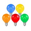 Novelty Lights G40 Globe Hanging Dimmable LED String Light Replacement Bulbs E12 Candelabra Base - image 2 of 4