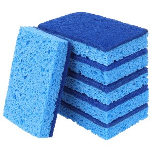 REGALWOVEN Dual-Sided Scratch-Free Strong Water Absorption Versatile Cleaning Sponge 6 Pcs - 1 of 4