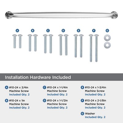 Polished Chrome 19'' Appliance Pull with Mounting Hardware