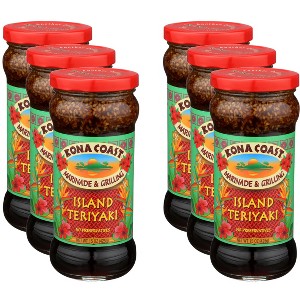 Kona Coast Island Teriyaki Sauce - Case of 6 - 15 oz - 1 of 4