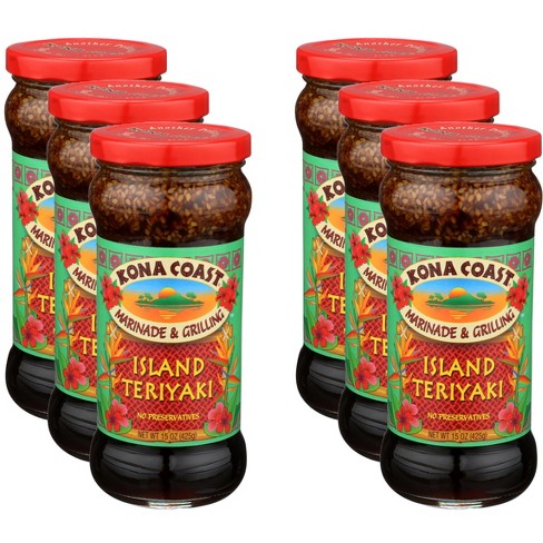 Kona Coast Island Teriyaki Sauce - Case of 6 - 15 oz - image 1 of 4