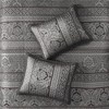ChicFurnit Bedding Set Jacquard Bedspread with Leaf Motifs and Decorative Pillows for Elegant Bedroom, Multicolored, 15.35"*17.72"*11.42" - 4 of 4