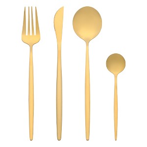 REGALWOVEN Stainless Steel Durable Rust-Proof Corrosion Resistant Flatware Set 4 Pcs 1 Set - 1 of 4
